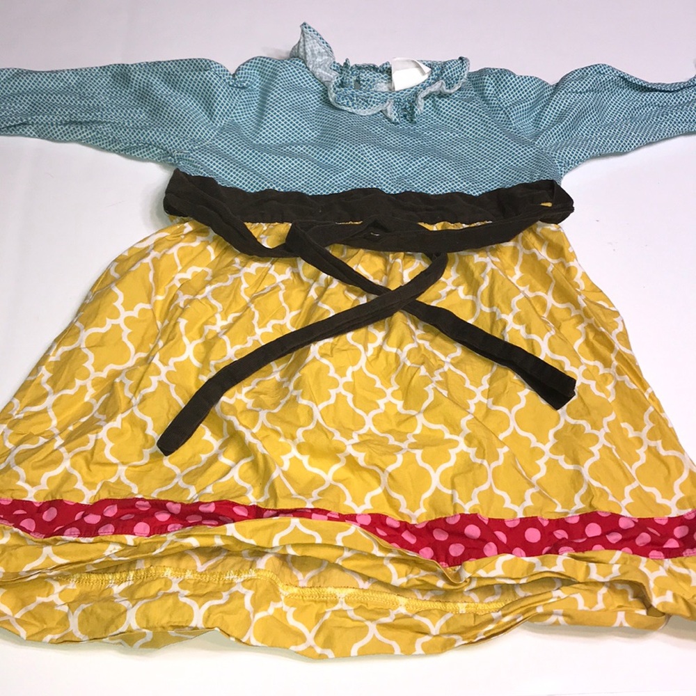 Natalie Grant Little Girls Size 7 Patterned Dress